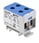 OTL-isoleret universal klemme aluminium/kobber 2*(1,5-50) mm² blå VC05-0048 miniature