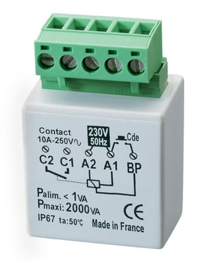 MTR200e Flush-mounted  toggle relay with timer 5454350
