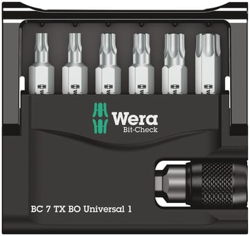 Wera Bit-Check 7 TX BO Universal 1 7 dele WE-05056158001