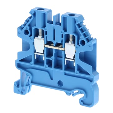 Feed-through DIN rail terminal block with screw connection formounting on TS 35; nominal cross section 2.5mm² XW5T-S2.5-1.1-1BL 669291