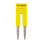 Cross bar for terminal blocks 1mm² push-in plusmodels 2 poles yellow color XW5S-P1.5-2YL 669996 miniature