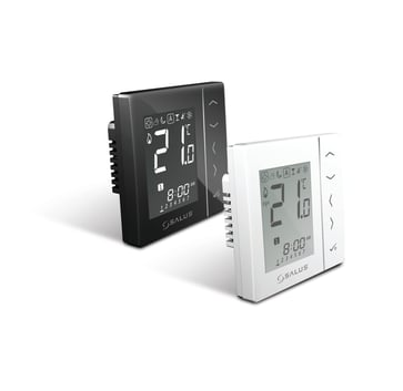 Room Thermostat Salus Wireless 230V Black VS10BRF VS10BRF