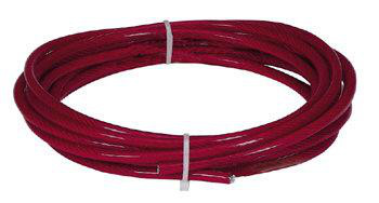 Rød nødstop wire i rulle af 20 meter 103003626