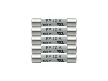 Spare 10 A/600 V fuses - 5 items 0590 0005