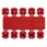 Plug TP-2 rød 5,5 x 35 mm 100 styk 1003003 miniature