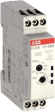 CT-EBD.12 Tidsrelæ 24-48VDC/24-240VAC 1SVR500150R0000