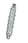 RIDGID FlexShaft K9-204 kædeskraber 4" tripel kæde karbidskær 64318 miniature