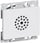 IHC control alarm intern lydgiver OPUS66 Hvid/lysegrå 507N0020 miniature