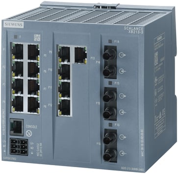 SCALANCE XB213-3 manageable layer 2 IE-switch 13X 10/100 mbits/s RJ45 porte 3X multimode 6GK5213-3BB00-2TB2