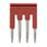 Tværstang for klemrækker 1 mm ² push-in plus, 4 poler, rød farve XW5S-P1.5-4RD 669998 miniature
