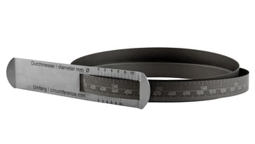 Steel measuring tape for circumference 60-950 mm and diameter Ø20-300 mm 10312110