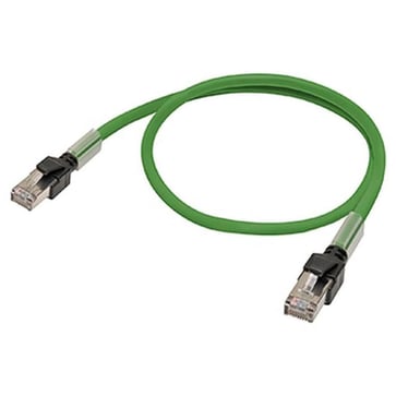 Ethernet patch kabel, S/FTP, Cat.5, PUR (grøn), 3 m XS6W-5PUR8SS300CM-G 374594