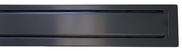 Purus Line frame/grate PVD black STEEL 1000 mm 155812-340