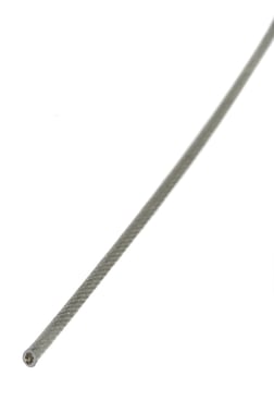 Stål wire nylonforhudet 1x19 1,3-2,3mm rulle á 100 meter NYL1323/100
