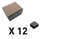 12 Insulation separating block, Cu 10x20 0061-0020Q1 0061-0020Q1 miniature