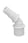 Unite hose nipple 32mm, white PP 980419259 miniature