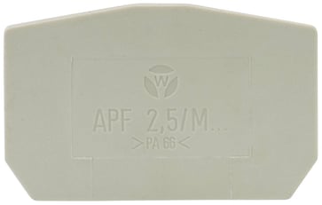 End Plate APF 2,5/M Grey 07.312.2953.0