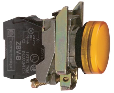 Signallampe komplet orange 24 V AC/DC med LED ATEX XB4BVB5EX
