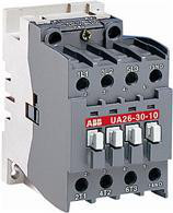 Kontaktor for kondensatordrift 3-polet 20kvar, 400V AC, styrespænding 220-230V AC 50Hz / 230-240V AC 60Hz, hjælpekontakt 1NO UA26-30-10-80 1SBL241022R8010
