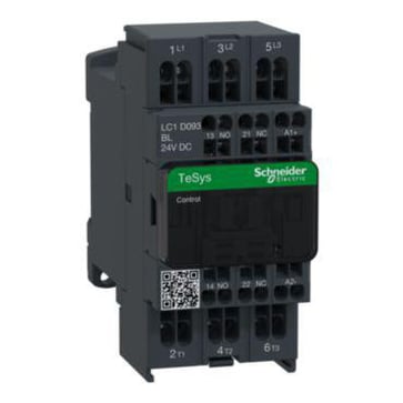 TeSys D kontaktor 9A 3P+1NO+1NC 24VDC LC1D093BL
