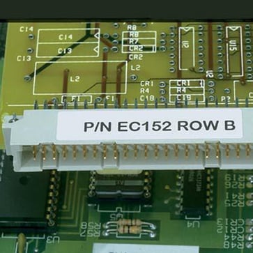 Komponent label 25,4x6,4mm for laser C100X025YJJ