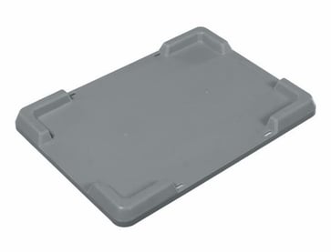 Lid for unicontainer 400x300 grey 261010