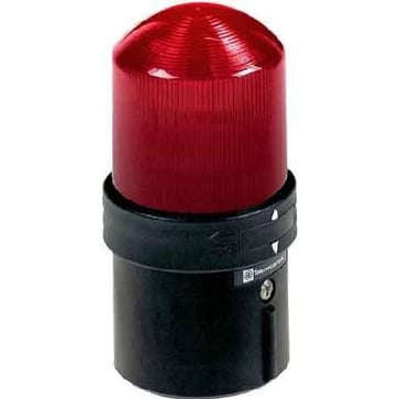 Harmony XVB Ø70 mm komplet lystårn med grundmodul og blinkende LED lys for 24VAC/DC i rød farve XVBL1B4