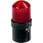 Harmony XVB Ø70 mm komplet lystårn med grundmodul og blinkende LED lys for 24VAC/DC i rød farve XVBL1B4 miniature