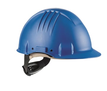 3M G3501 Safety Helmet, Ratchet, Leather Sweatband, White, G3501M–VI 7100077171