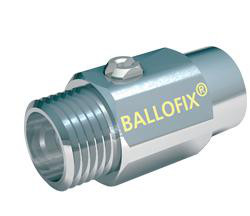 Broen ballofix tilgangsstykke muffe og nippel og afspærringsventil 3321100-300002