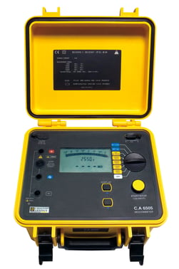 CA 6505 Insulation Tester 5.1kV - 10TΩ, with automatic DAR and PI function 5706445292035