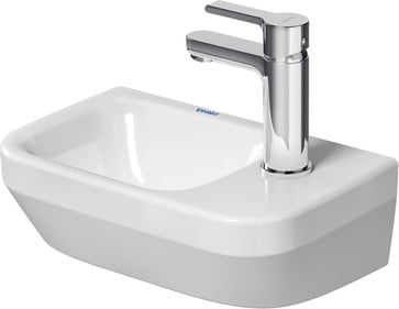 Duravit No.1 wash basin 1 right side tap hole wo/over flow 360 x 220 mm 07453600412