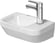 Duravit No.1 wash basin 1 right side tap hole wo/over flow 360 x 220 mm 07453600412 miniature