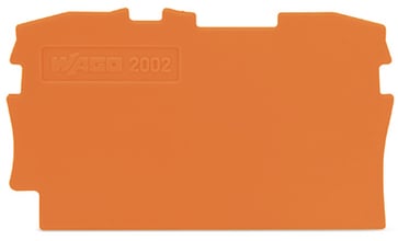 Ende- og mellemplade orange 2002-1292 2002-1292