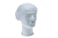 Mob Caps white 52 cm, latexfreewith covered single elastic 04020-W-M miniature