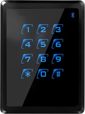 BLUE-D  Bluetooth MIFARE læser med tastatur (OSDP) N54504-Z163-A100