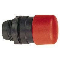 Harmony paddetrykshoved i plast med Ø30 mm padde i rød farve med fjeder-retur ZB5AC44