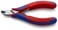 Knipex electronics end cutting nipper 115mm with small facet and  27° angled jaws 64 42 115 miniature