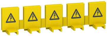 Sløjfeskinne afdækning til ubrugt pins, skal anvendes for at tilsikre beskyttelse mod berøring R9XT20