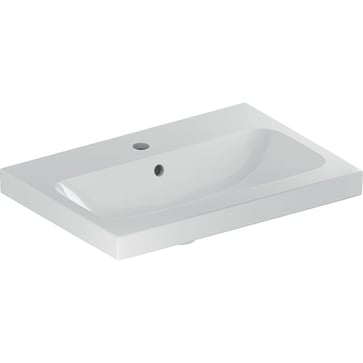 Geberit Icon LIGHT washbasin, 750 x 420 x 170 mm, white porcelain KeraTect 501.842.00.2