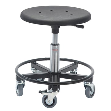 Roller Stool Sigma 400RS with footring base - seat height 38-51 cm 1030011000
