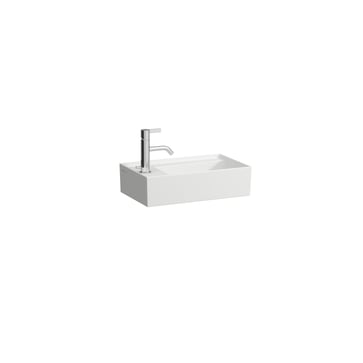 LAUFEN Kartell By LAUFEN washbasin left, 46 x 28 cm, matt white H8153357571111