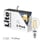Lite Bulb Moments A60 2700-6500K E27 7W Klar glas filament Hvid atmosfære 3 pakke NSL911964 miniature