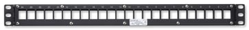 Patchpanel 24p Keyconnect skærmet 1U sort AX106902