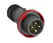 Industrial Plugs, 3P+E, 32A, 380 … 415 V Clock Position Of Grounding Contact 6 hour Color code Red 2CMA101103R1000 miniature
