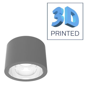 KT-serie Downlight Påbyg 3000lm/830 PSE PCC Sølv 3D-printet 912500101592