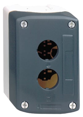 Trykknapbox tom m/5 hul grå/sort UL/CSA XALD05H7