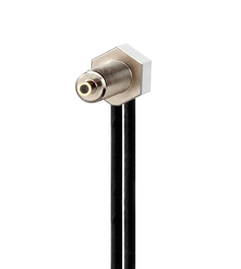 Fiberoptisk sensor, diffus, M6 hexretvinklede hoved, fleksibel R4 fiber, 5 m kabel E32-C91N 5M 671063