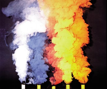 Color smoke AX-18 smoke cartridge, 18g, 17m³, 50pcs, 3-4 minutes, Orange smoke 5703317472328