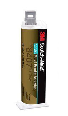 3M Scotch-Weld Akryllim DP8407NS til metal grå (Giftmeddelelse) 7100179482